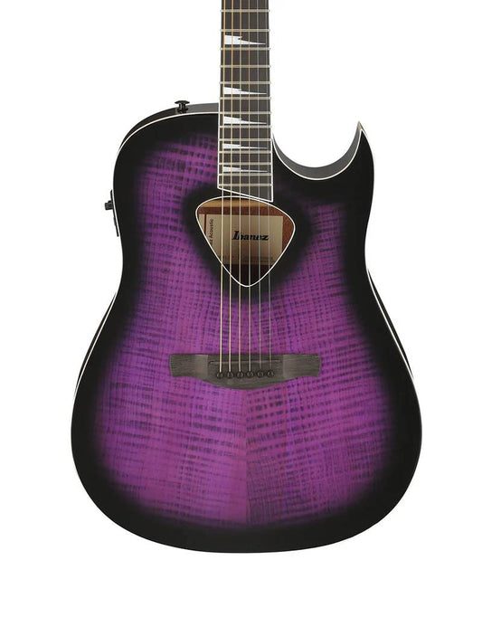 Ibanez ALT50FA Electric Acoustic Guitar in Transparent Violet Sunburst High Gloss