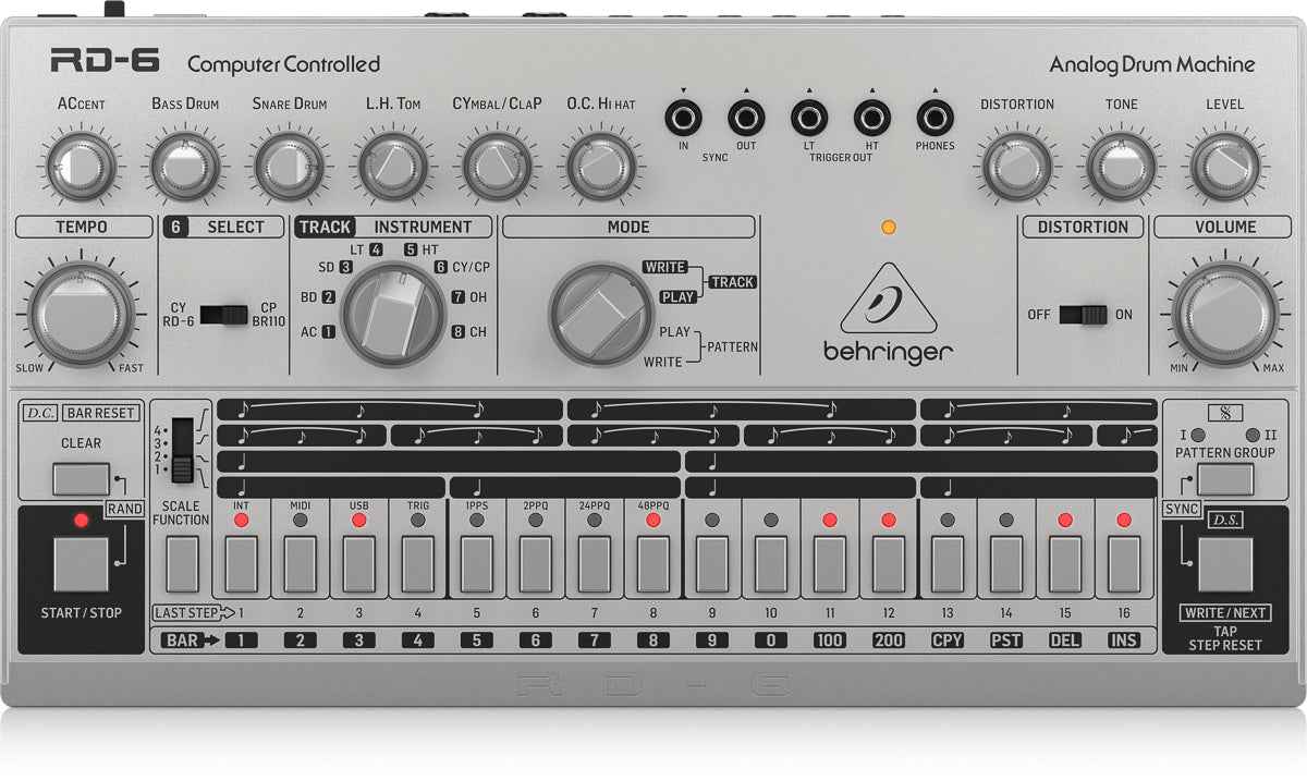 Behringer RD6 SR Analog Drum Machine