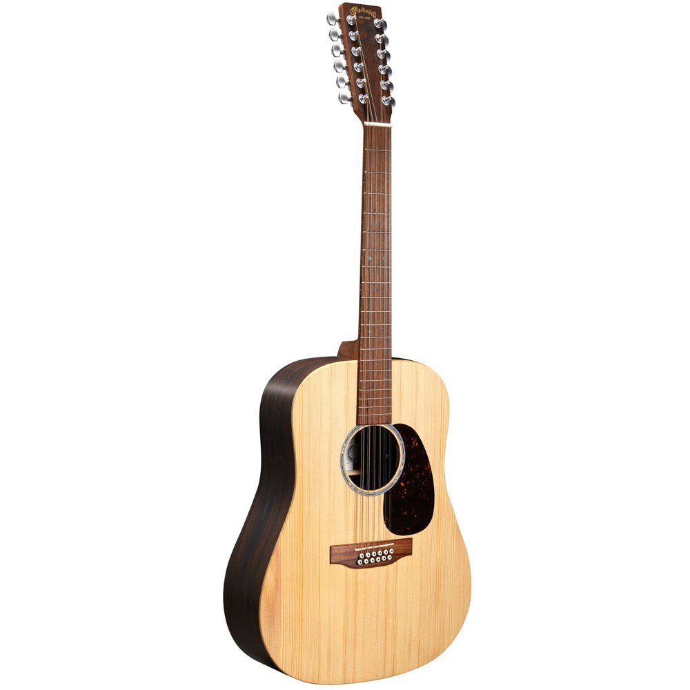 Martin X Series DX2E 12-String Acoustic Electric Guitar in Brazilian Rosewood Finish (Back / Sides)