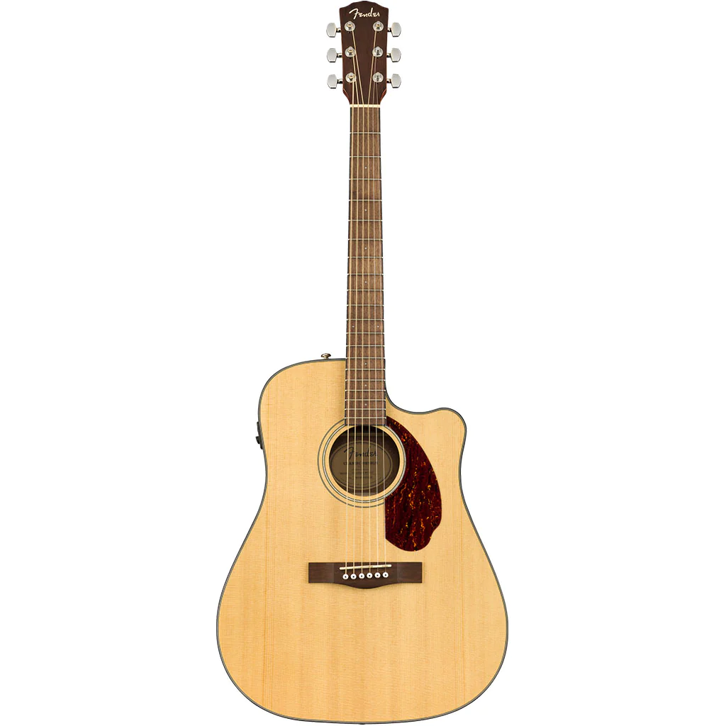 Fender CD 140SCE Acoustic Electric Guitar, Walnut Fingerboard  in Natural