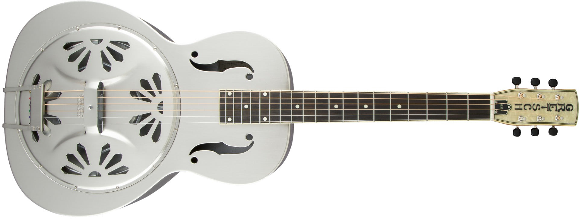 Gretsch G9221 Bobtail Steel Round-Neck A.E., Steel Body Spider Cone Resonator Guitar, Fishman Nashville Resonator Pickup