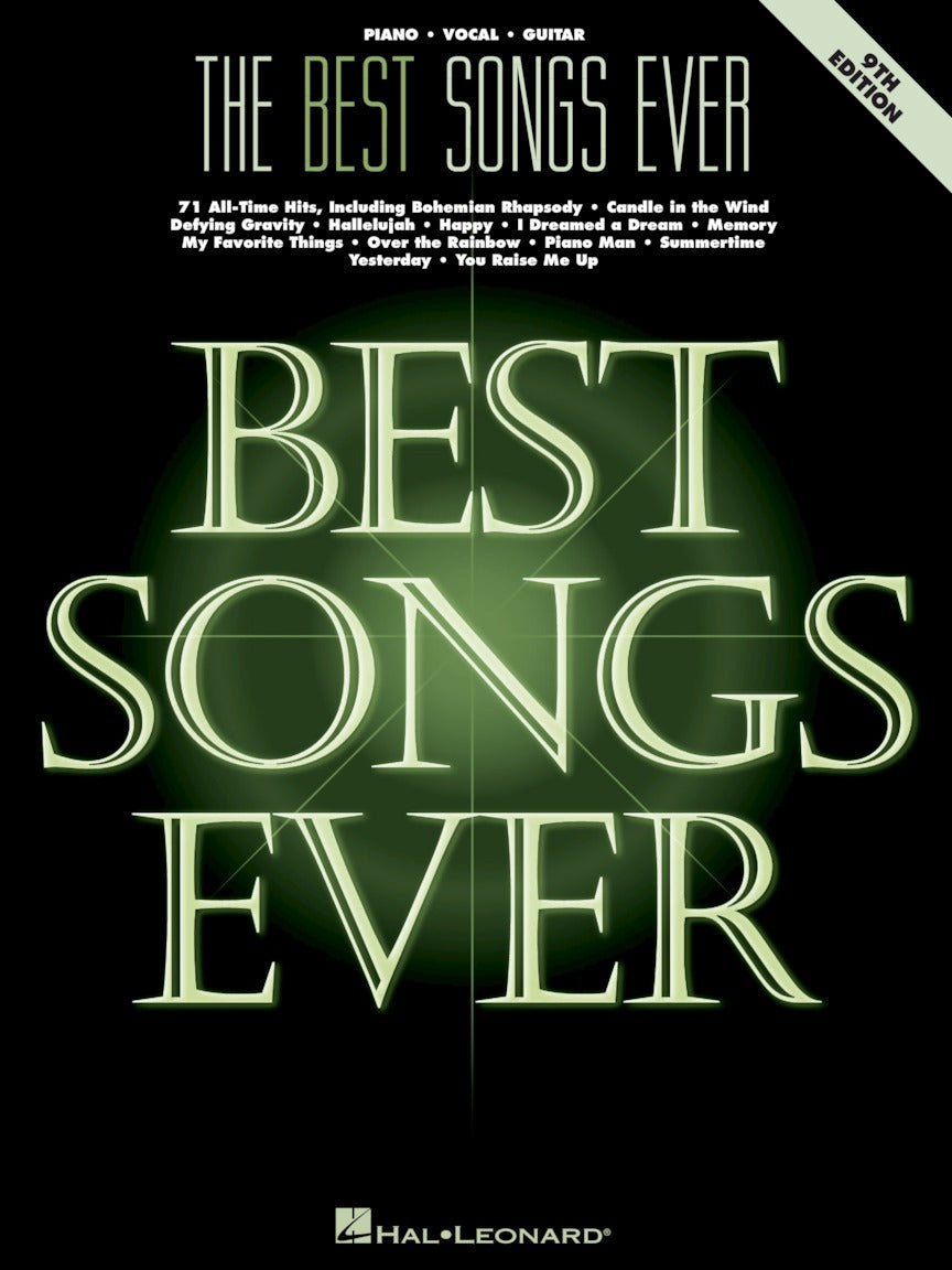The Best Songs Ever 9th Edition PVG