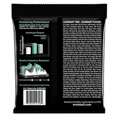Ernie Ball Cobalt Slinky Electric Guitar Strings 12-56 Gauge
