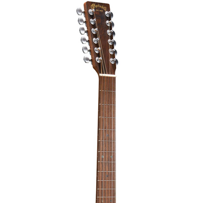 Martin X Series DX2E 12-String Acoustic Electric Guitar in Brazilian Rosewood Finish (Back / Sides)