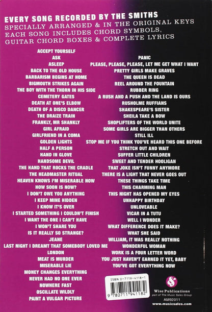 The Smiths Complete Chord Songbook