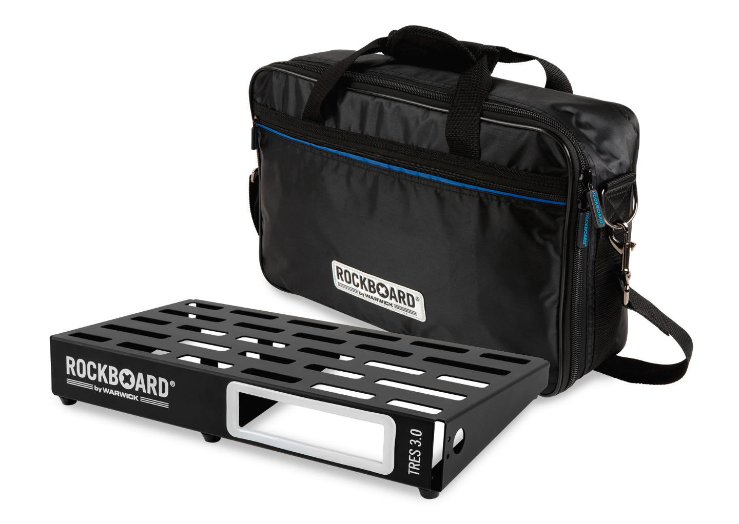 Warwick RockBoard TRES 3.0 Pedalboard with Gig Bag