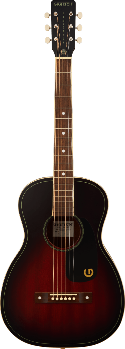Gretsch Jim Dandy Parlor Acoustic Guitar in Deep Cherry Burst