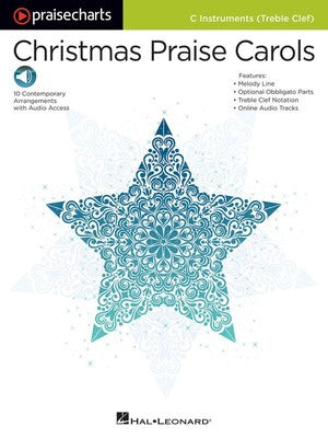 PRAISECHARTS - CHRISTMAS PRAISE CAROLS C TREBLE BK/OLA