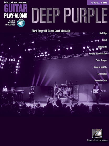 Deep Purple Guitar Play Along Volume 190 Tab