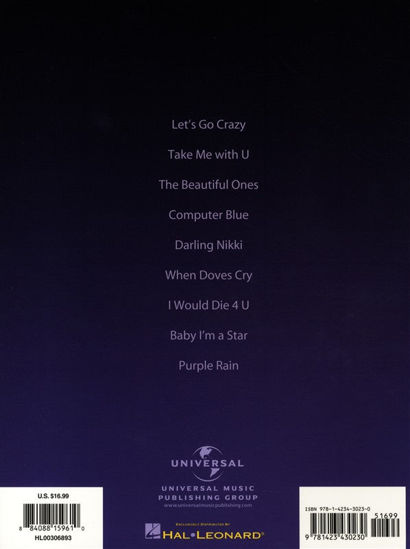 Purple Rain Prince And The Revolution PVG