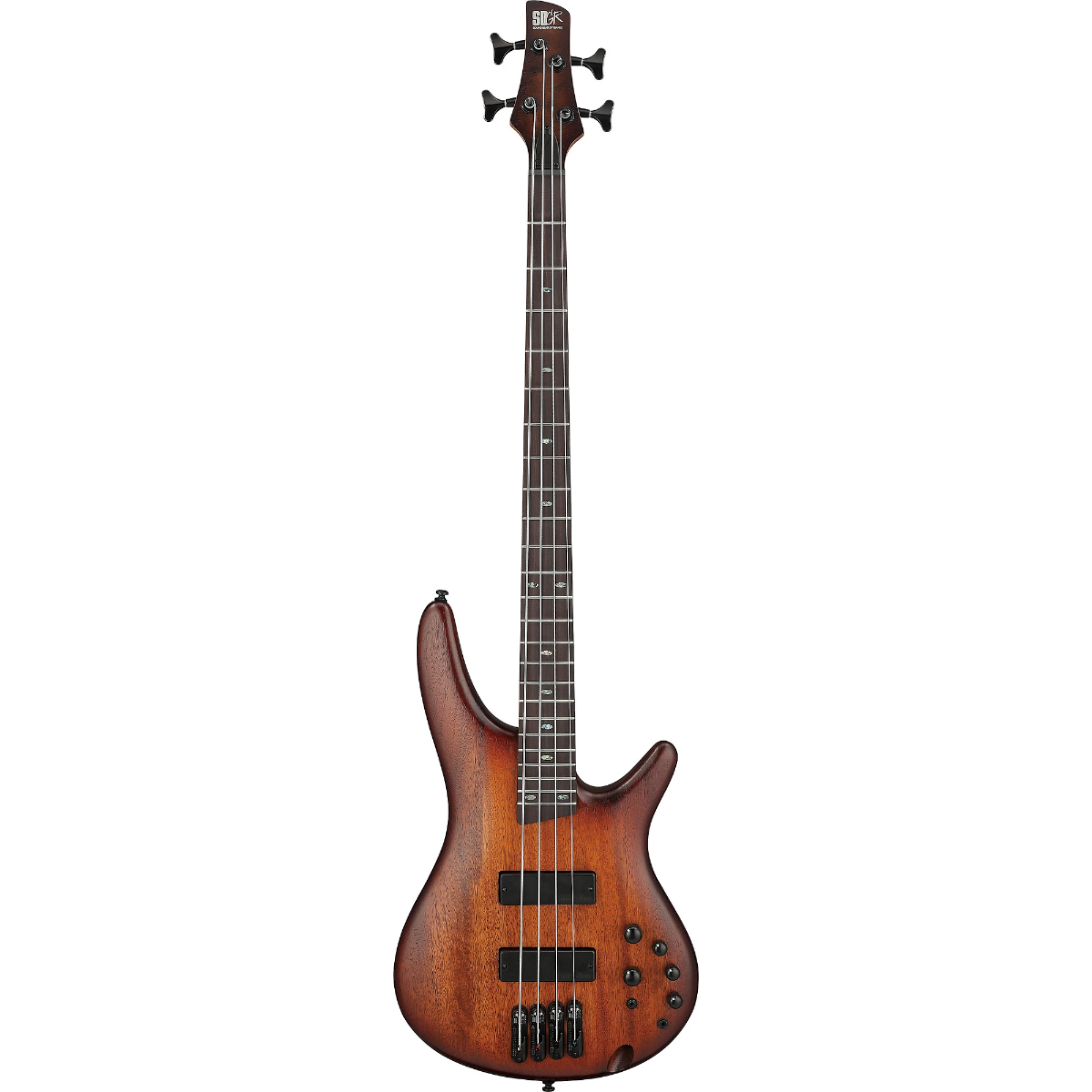 Ibanez SR500A Electric Bass Guitar in Mahogany Brown Burst Low Gloss
