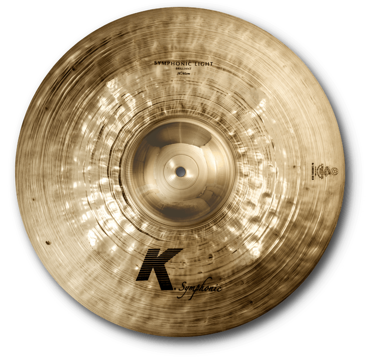 Zildjian 18" K Symphonic Light Brilliant Pairs