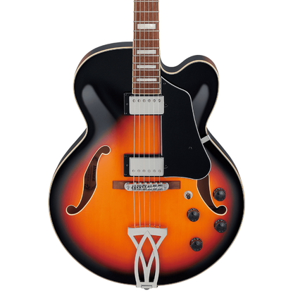 Ibanez AF75 Artcore Guitar in Brown Sunburst
