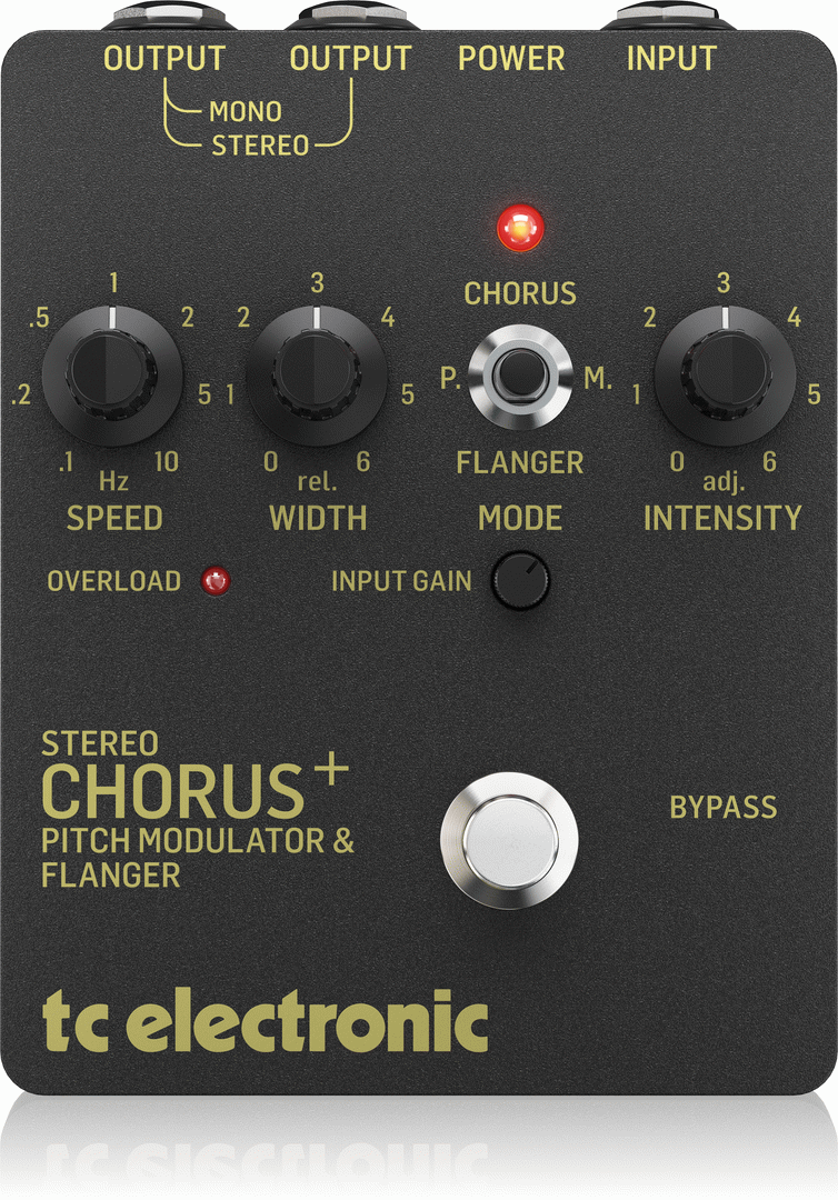 TC Electronic SCF Gold Stereo Chorus Flanger Pedal