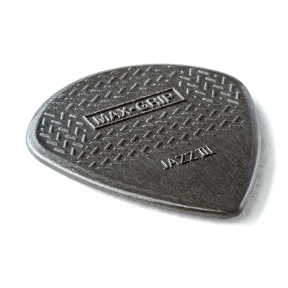Jim Dunlop Player's Pack Max Grip Jazz III Guitar Pick 6 Pack Carbon Fiber