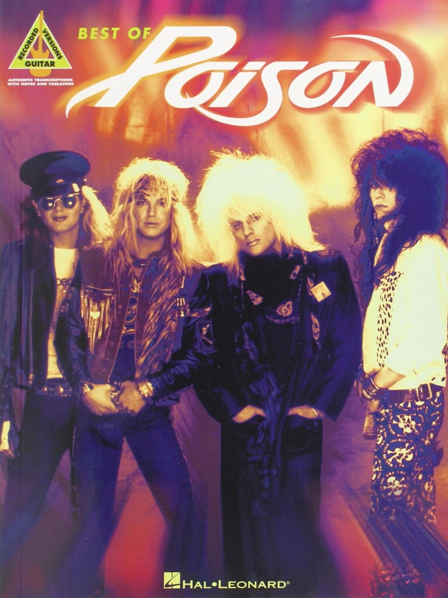 Best of Poison Guitar Recorded Versions Softcover Tab