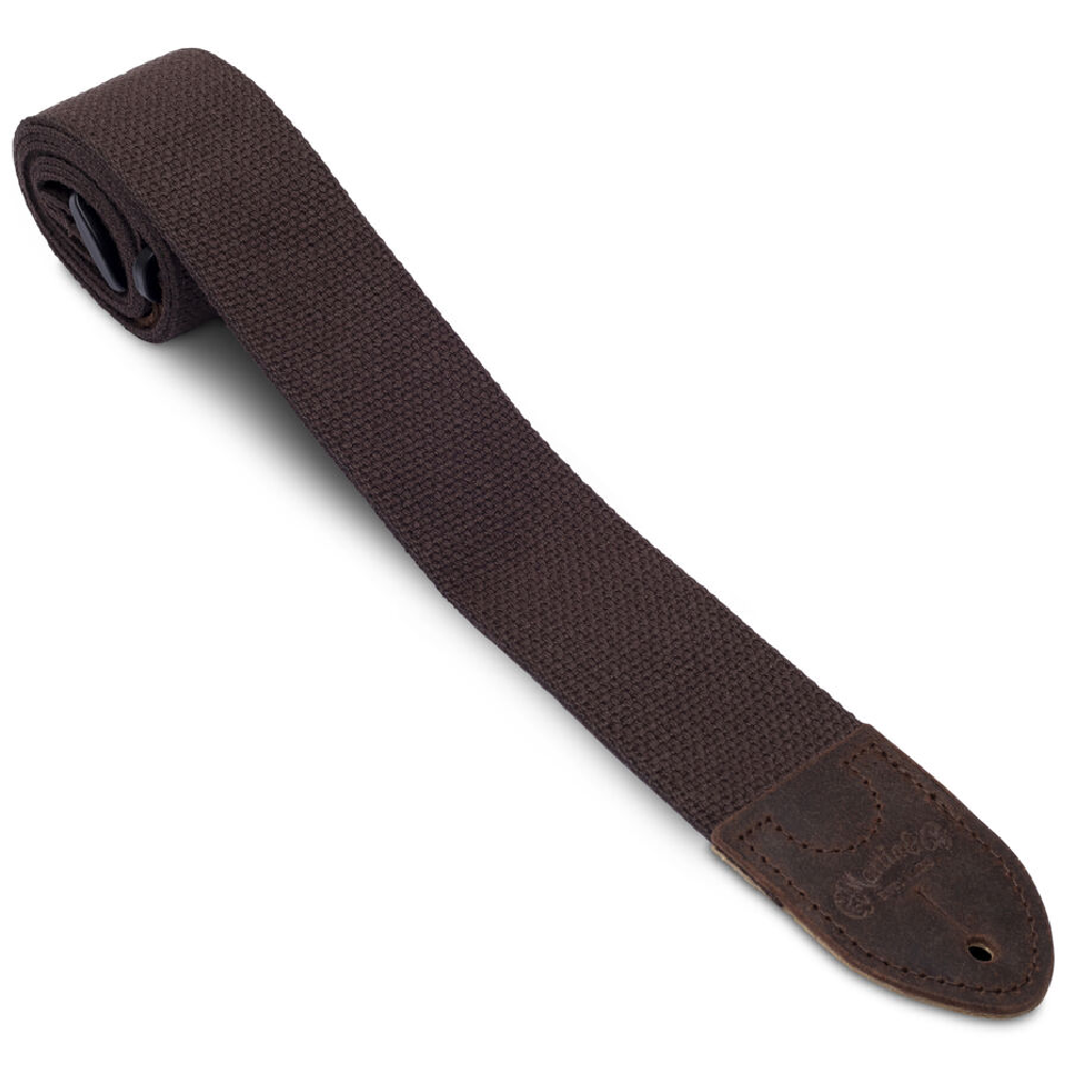 Martin Basic Cotton Weave Pick Holder Strap in Brown