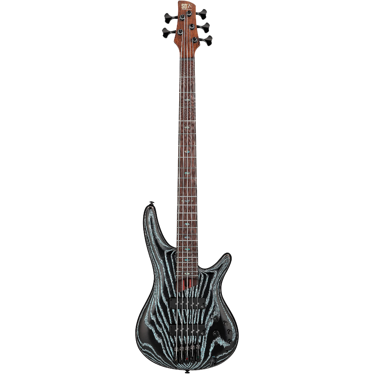 Ibanez SR1325SB Premium 5-String Electric Bass Guitar in Aqua Wave Low Gloss