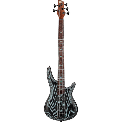 Ibanez SR1325SB Premium 5-String Electric Bass Guitar in Aqua Wave Low Gloss