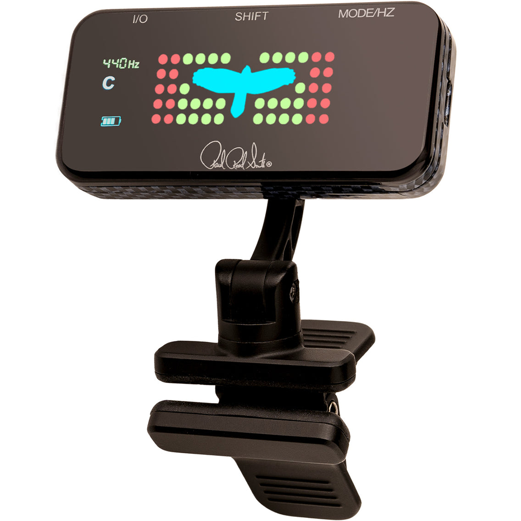 PRS USB Rechargeable Clip-On Tuner in Black