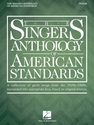 SINGERS ANTHOLOGY AMERICAN STANDARDS TENOR