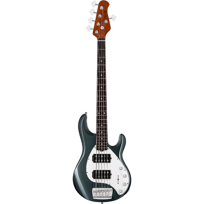Sterling By Music Man StingRay Ray 35 HH 5 String Bass Guitar in Charcoal Frost