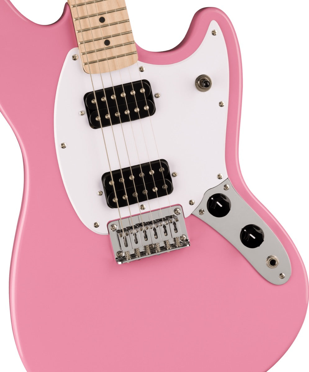 Squier Sonic Mustang HH in Flash Pink
