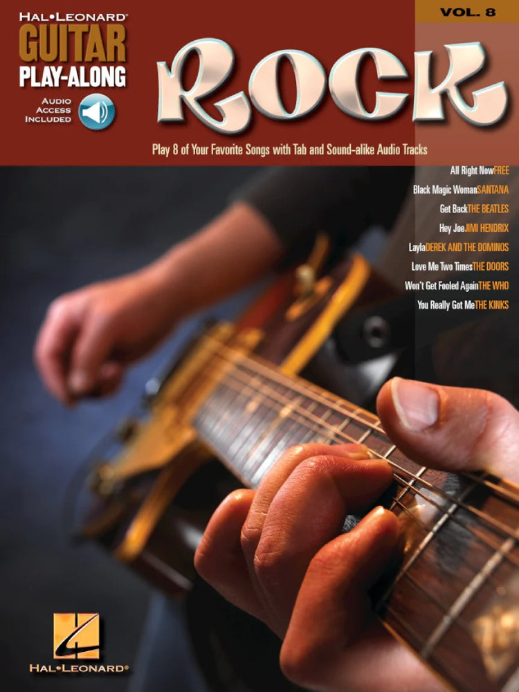 Rock Guitar Play Along Volume 8 Bk/Ola