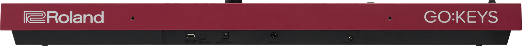 Roland GO KEYS 3 Music Creation Keyboard in Dark Red