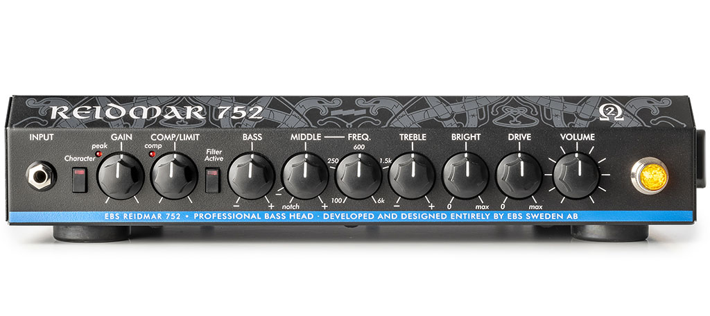 EBS Reidmar 752 Lightweight 750W 2 Ohm Bass Amp Head
