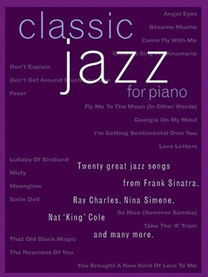 Classic Jazz for Piano PVG