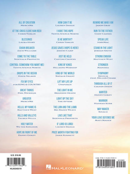 Christian Sheet Music 2010-2019 PVG