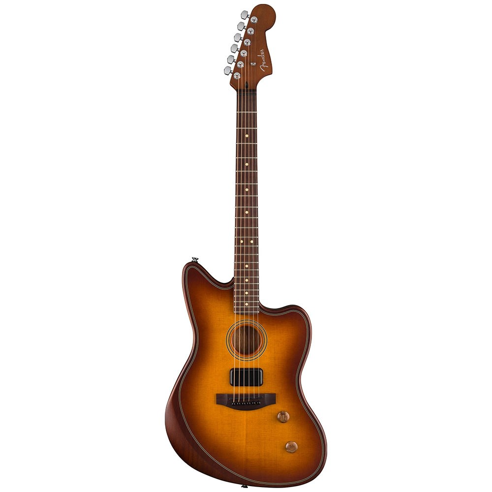 Fender Acoustasonic Standard Jazzmaster, Rosewood Fingerboard in Honey Burst