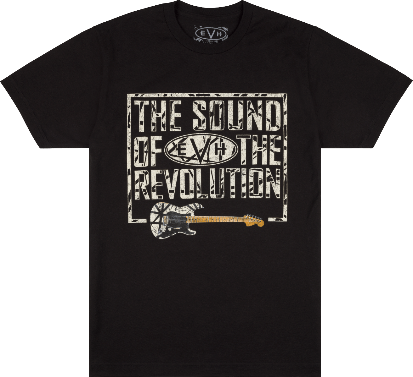EVH Revolution XL Size Tee Shirt in Black