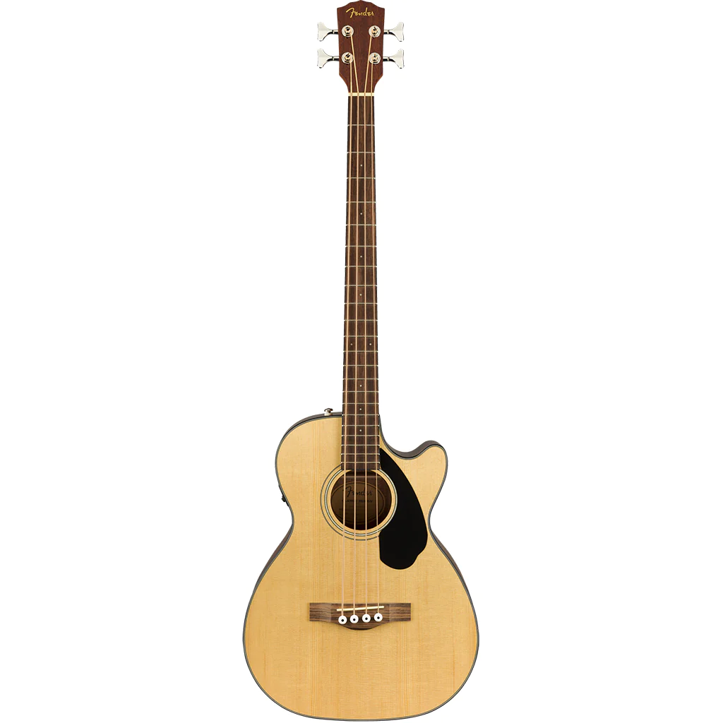 Fender CB60SCE Bass, Walnut Fingerboard in Natural