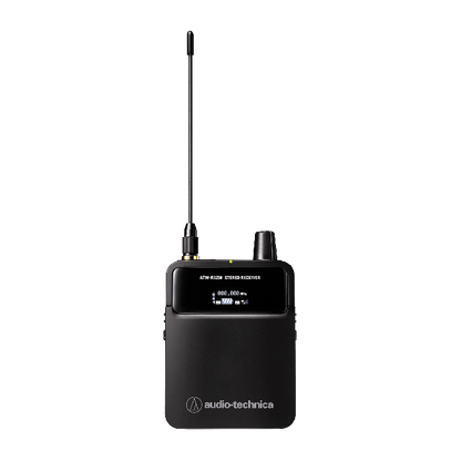 Audio-Technica 3000 Series Wireless In Ear Monitor System includes ATW-R3250 receiver + ATW-T3205 Transmitter + ATH-E40 professional in ear headphones