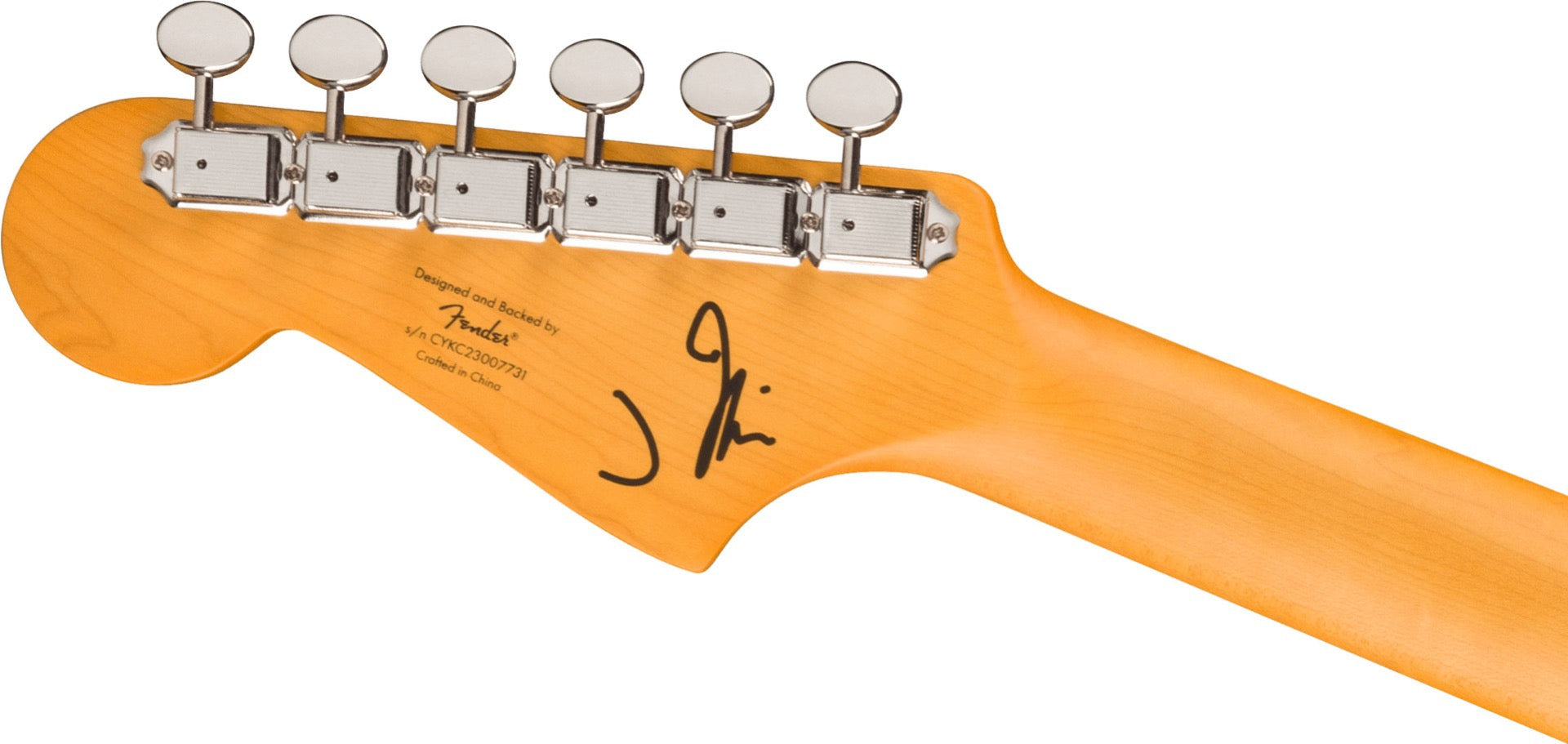 Squier J Mascis Jazzmaster, Laurel Fingerboard in Vintage White