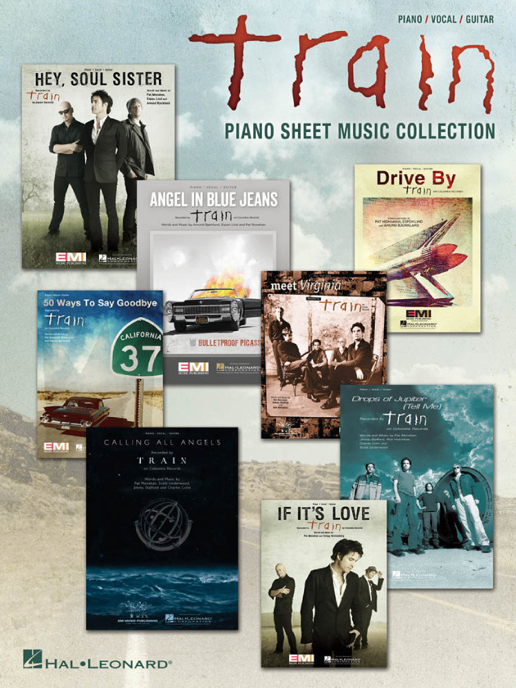 Train Piano Sheet Music Collection PVG