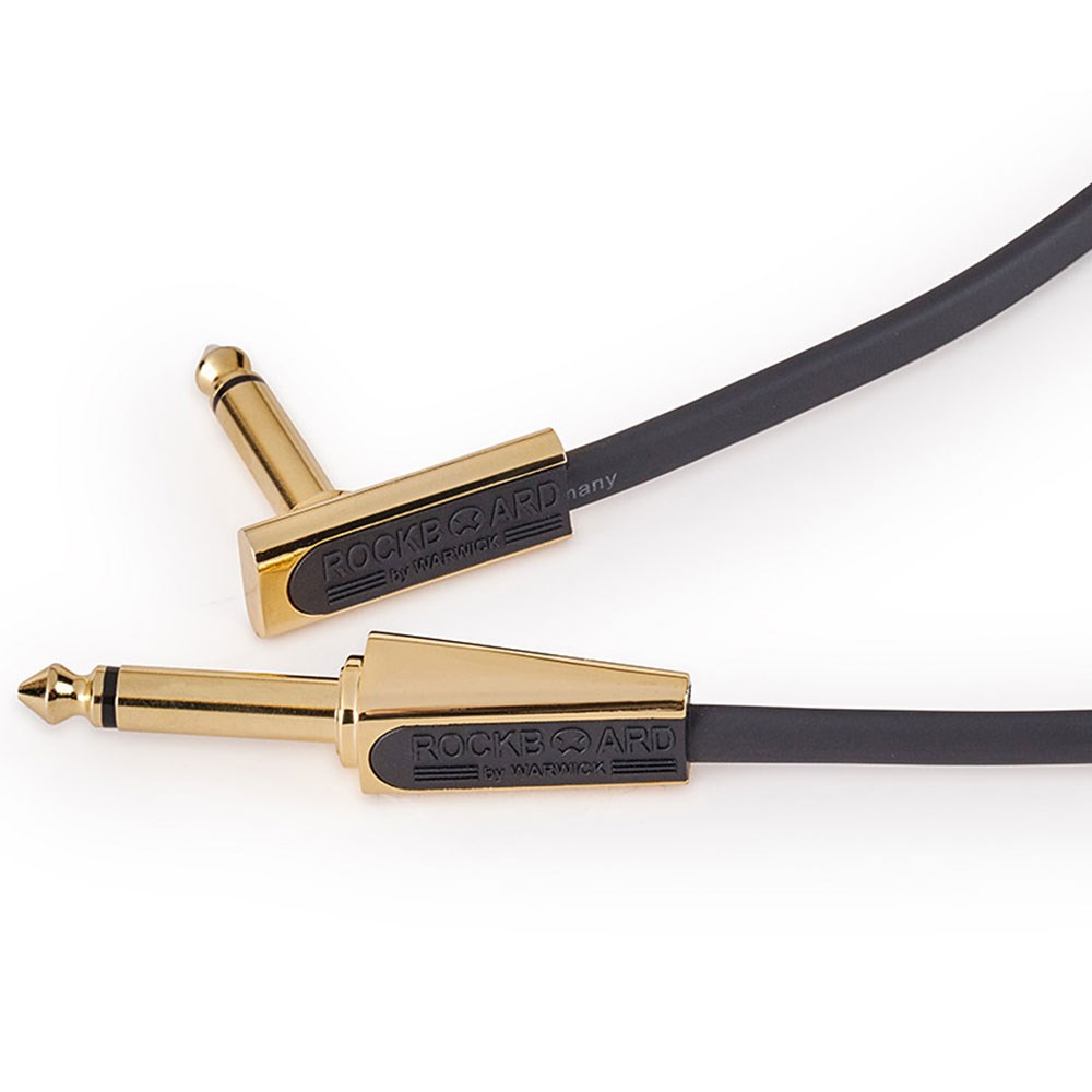 Warwick RockBoard 20cm Gold Flat Looper Switcher Connector Cable