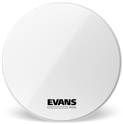Evans MX2 White Marching 32" Bass Drum Head