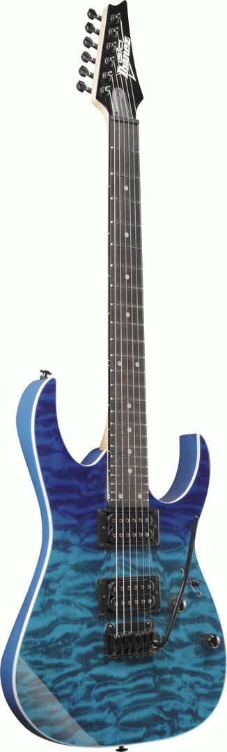 Ibanez GIO RG120QASP Electric Guitar in Blue Gradation