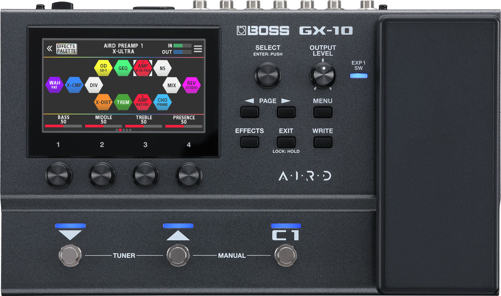 Boss GX-10 Guitar Effects Processor DISPLAY UNIT