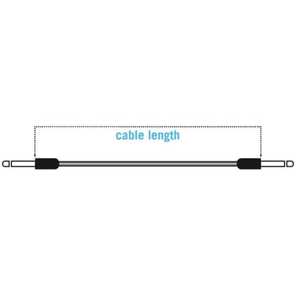 Klotz Pedal Patcher 30cm Angled Jacks x 3 Patch Cable in Black