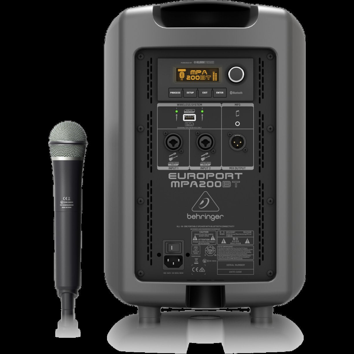 Behringer MPA200BT 200W Portable PA System