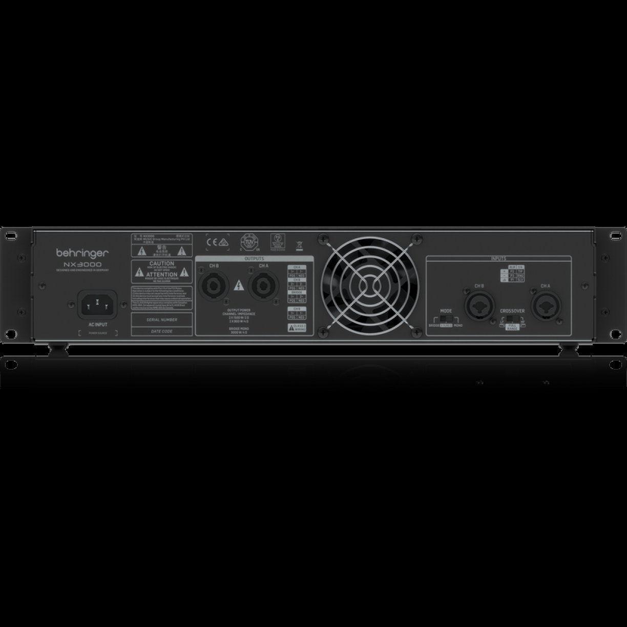 Behringer NX3000 3000w Power Amplifier