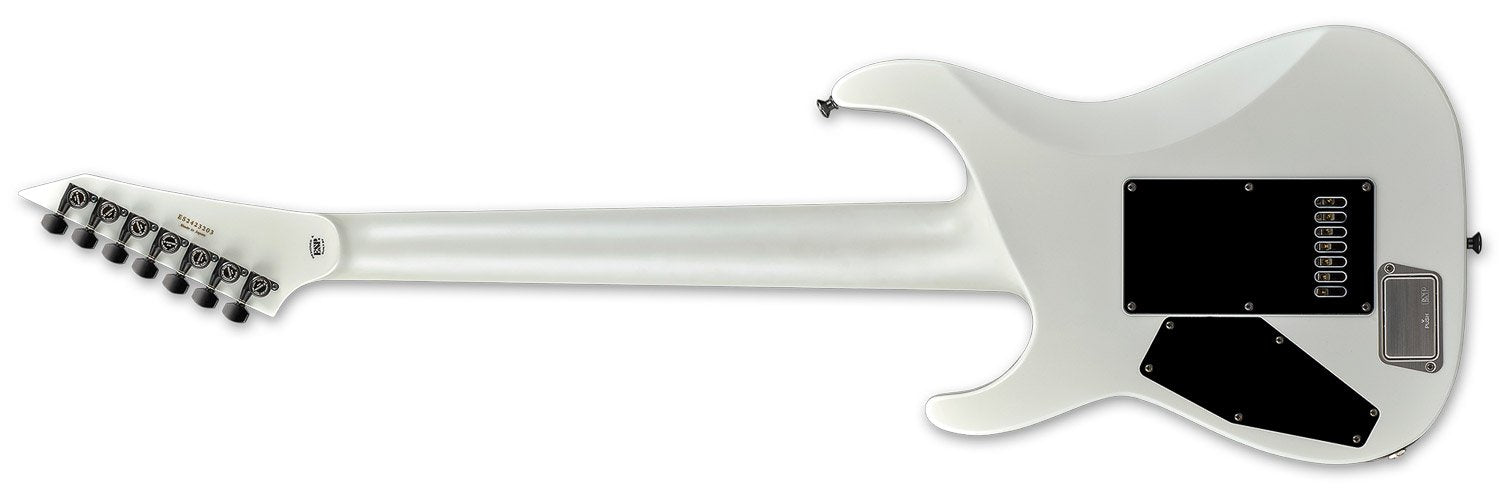 ESP E II M II 7B Baritone Evertune 7 String in Pearl White