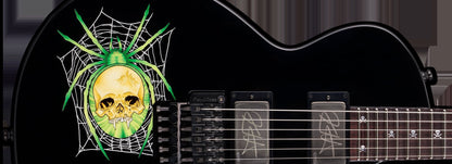 ESP LTD KH 3 SPIDER Kirk Hammett Signature Series Electric Guitar in Black