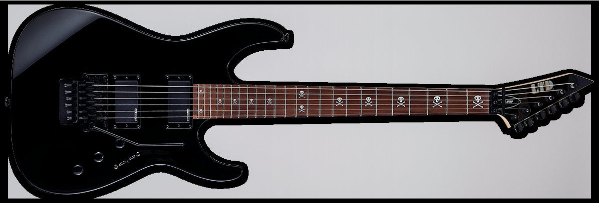 ESP LTD KH 202 Kirk Hammett Signature Series Electric Guitar in Black