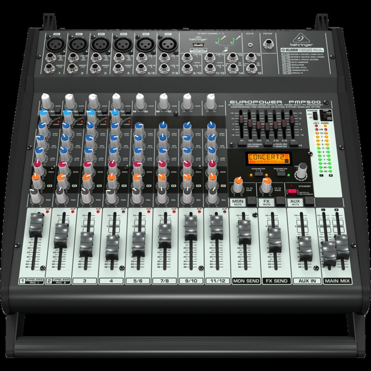 Behringer PMP500 500W 12 Channel Powered Mixer