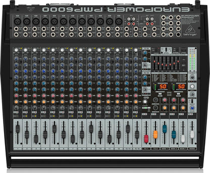 Behringer EuroPower PMP6000 1600W 20 Channel Powered Mixer